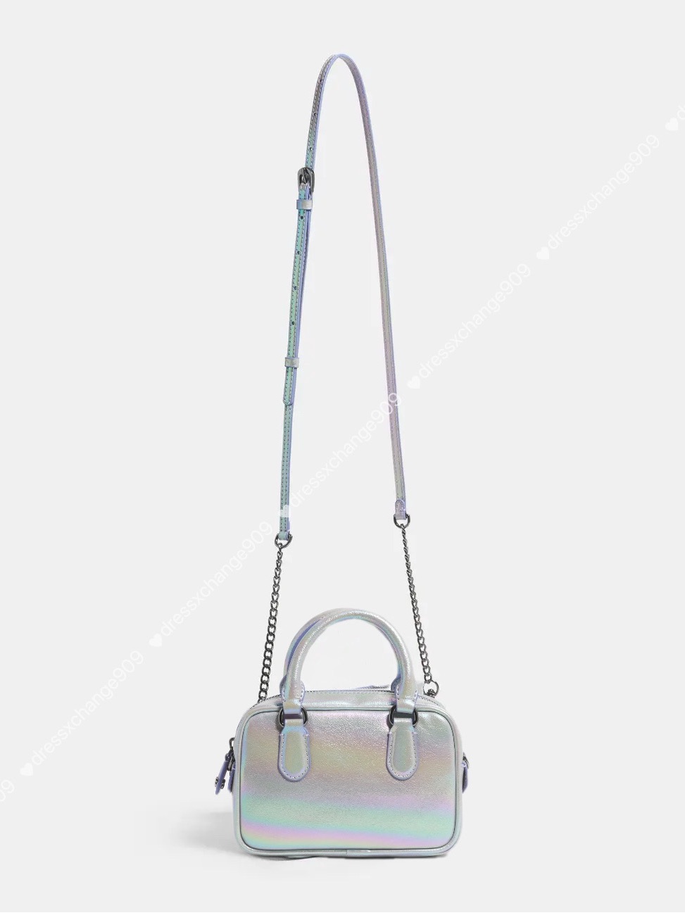 Stoney Clover Lane Disney Mini Bowler Crossbody - Halloween Hologram Iridescent